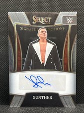 2022 Panini Select WWE Signature Selections Gunther Chrome Auto