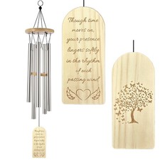 Memorial Wind Chime for The Loss of Loved One, Sympathy Gift for Funeral