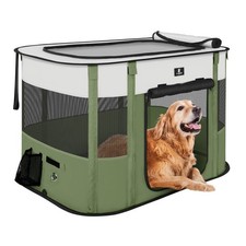 Dog Playpen, Puppy Cat Play Pen Portable Foldable Indoor/Outdoor Tent Crate C...