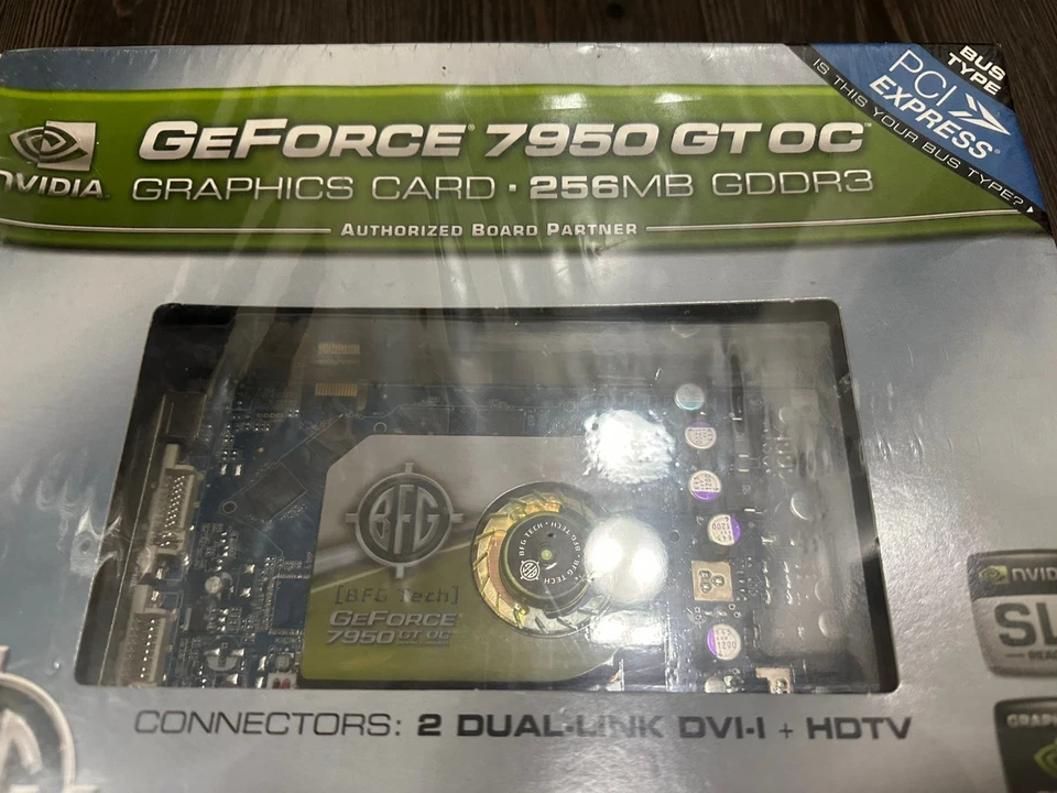 BFG TECH GeForce 7950 GT OC Graphics Card 256MB GDDR3 #BFGR7950256GTOCE - Image 4 of 4