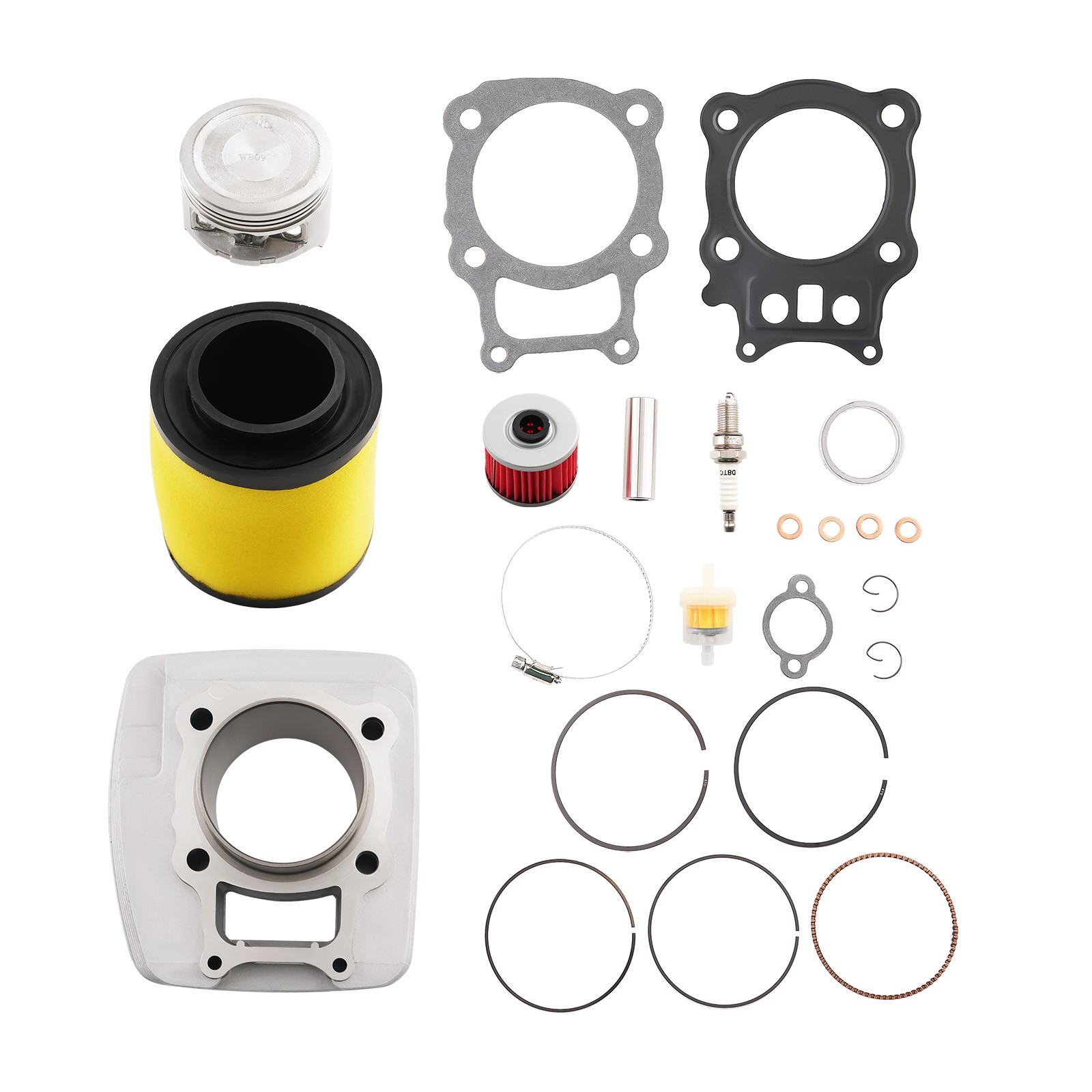 Engine Top End Rebuild Kit for Honda TRX350 Rancher 00-06 Cylinder Piston
