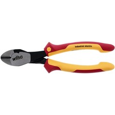 Wiha 8In Insulated Industrial High Leverage Diagonal Cutters