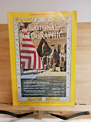 National Geographic Magazine Lot Of Four Magazines From Year 1965