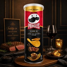Pringles Classic M5 Foie Gras Steak Potato Crisps (CHINA) 80g