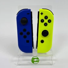 Nintendo Switch Joy-Con Pair Controller HAC-015/HAC-016 Blue/Neon Yellow READ
