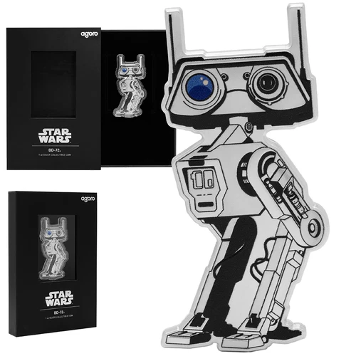 Moneta Argento Star Wars™ Droidi BD-72™ (3.) 2025 - Niue - 1 oz PP a colori - Foto 1 di 6