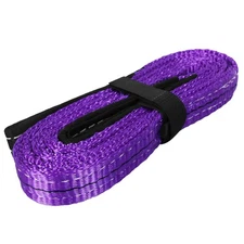 Lift Sling Straps,1" x 10' 2-Ply Heavy Duty Flat Eye Lift Slings,Polyester Li...