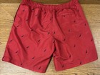 Nautica All Over Logo Mens Swim Trunks Red Size L — photo 3