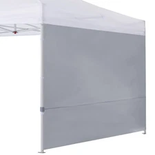 COOSHADE 12x12 Grey Canopy Sidewall Instant Pop-Up Tent Sunwall 1-Pack