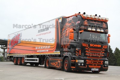 LKW Foto Scania R 560 Kühlsattelauflieger Frankreich schwarz LIMITED EDIT #n9yh