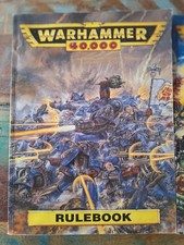 Games Workshop Warhammer 40k Rulebook 2nd Edition 1993 Softcover Rule Book
