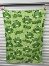 Throw Blanket Frogs 40x50 Inch Cover Soft Bedding Sleep Cover Kids Gift