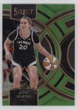 2024 Panini Select WNBA Premier Level Neon Green Prizm 21/75 Kate Martin s3g