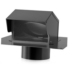 Roof Vent Cap - Roof Vents  Galvanized Steel 8'' Exhaust Vent Wall Vent 8 Inch