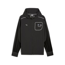 PUMA Bmw M Motorsport Panneled Full Zip Hoodie Mens Black Casual Athletic Outerw