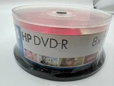 HP Colors Blank DVD-R Recordable Disc Media 25 Pack Spindle 4.7GB NEW SEALED NIP
