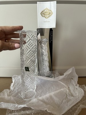 Godinger Shannon Dublin Crystal Cracker Serving Tray 9 3/4'' Diamond Fan Pattern
