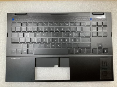 HP OMEN 15-EK 15T-EK M45525-041 M44657-041 German GR Keyboard Handauflage NEU