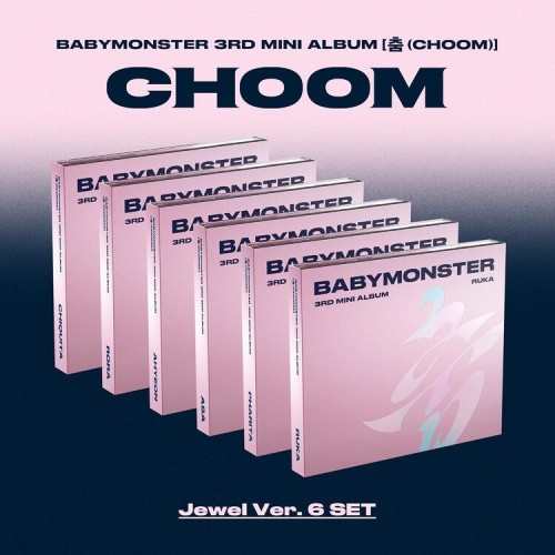 3rd Mini Album 'CHOOM' (Jewel Ver. 6 Set) - AHYEON by BABYMONSTER [CD]