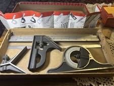Vintage Starrett Combination Set C9-12-4R Original Box with Instructions