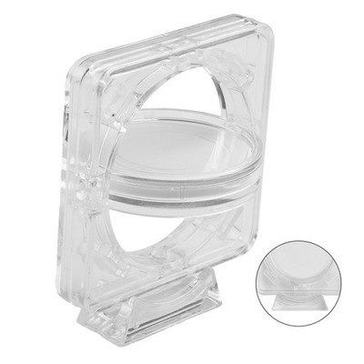 Transparente Acrylbox für 4 cm Münzen bewahrt Ihre Gedenkmedaillen