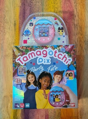  RARE SEALED Tamagotchi Pix Party Fete Pink Confett Brand New In Box UNOPENED