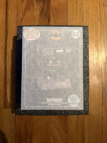 Funko Pop Diecast Funko Shop Exclusive - Die Cast Batman New Sealed! W/ Shipper
