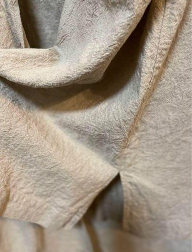 ICHI Antigüedades Haori Largo Lino Beige Envío gratuito de Japón - Imagen 4 de 7