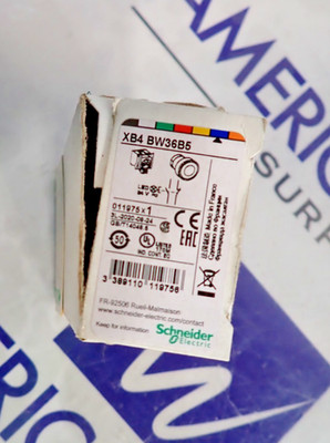 1 NEW Schneider XB4-BW36B5 Illuminated Push Button, Harmony XB4/ZB4 Blue