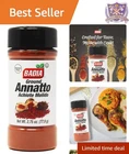 Ground Annatto Powder 2.75 oz Natural Color and Flavor for Latin Recipes
