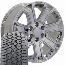 Oe Rims Cv93 20x8.5 Chrome Rims 27555r20 At2 Tires Set 6x139.7 31et Oe Rims Cv93 20x8.5 Chrome Rims 27555r20 At2 Tires Set 6x139.7 31et