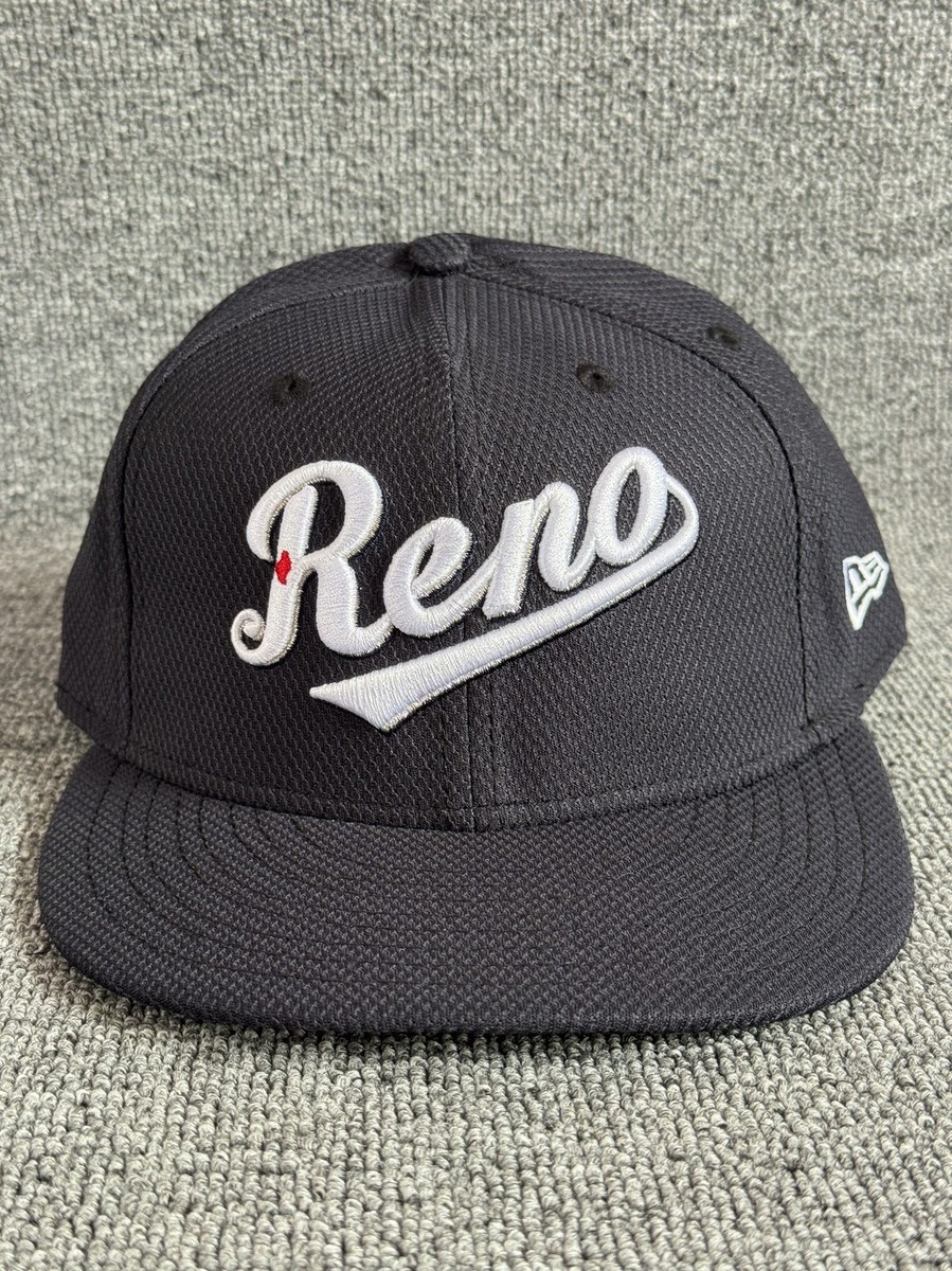 New Era Reno Aces 59FIFTY Fitted Cap Black Script Size 7 1/4
