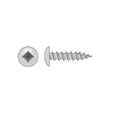 #8 x 1" Square Drive Truss-Head Screws 305SS 2,000ct | S08100TSBC