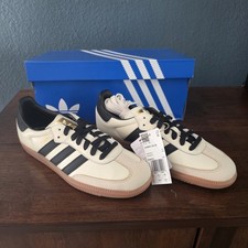 adidas Samba OG Cream White Sand Strata CBlack ID0478 Women's Size 8 New NIB