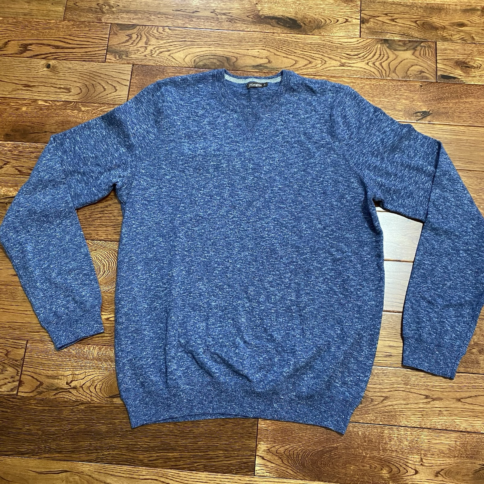 J. McLaughlin Size SMALL Blue Basic Round Neck Sw… - image 1