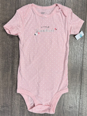 Baby Girl Clothes New Carter's 24 Month Pink Little Sweetheart Bodysuit