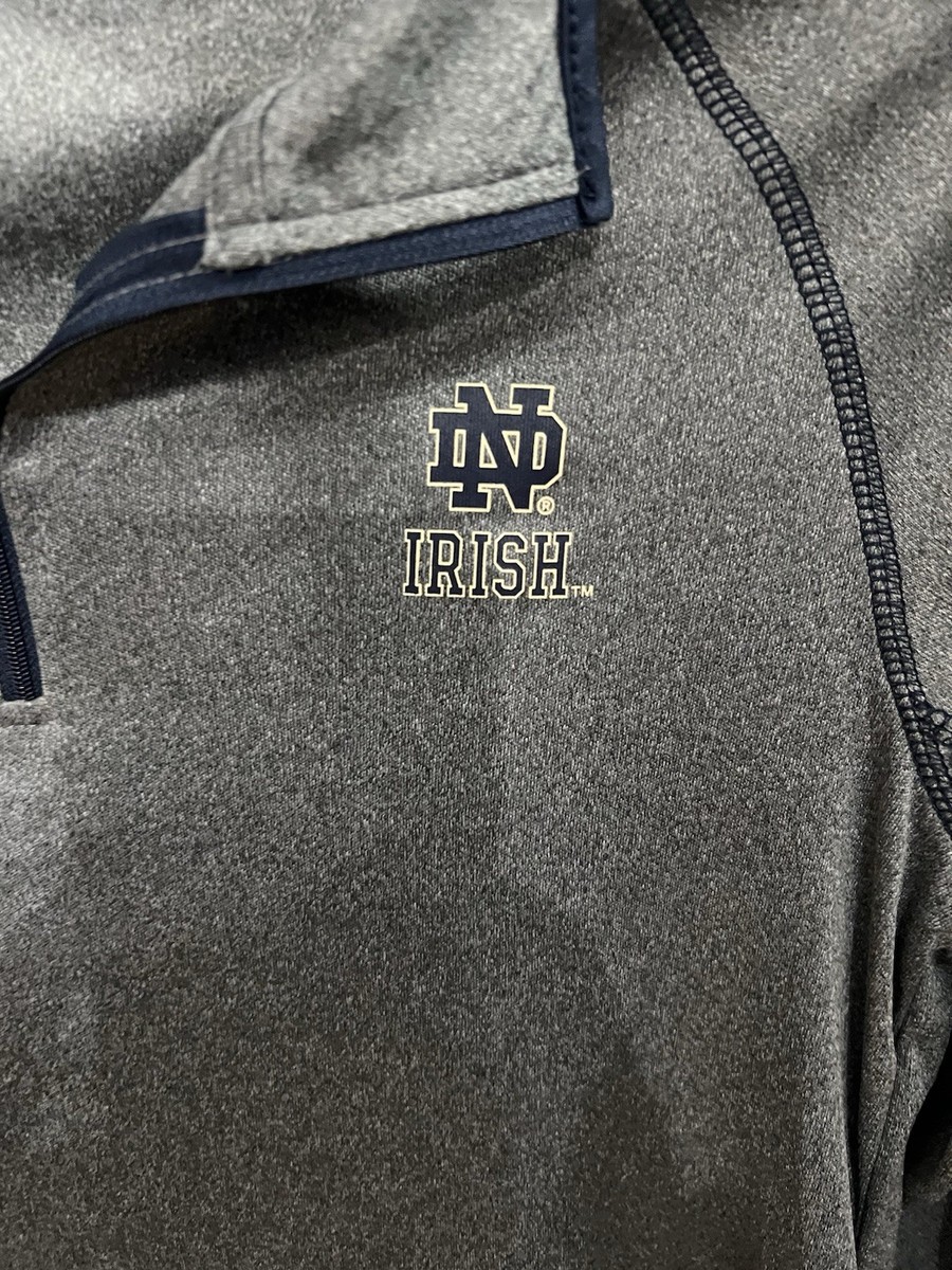 Colosseum Women's Notre Dame Fighting Irish ¼ Zip Pullover Grey