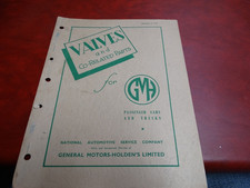 RARE NASCO HOLDEN GMH CARS TRUCKS VALVES & PARTS CATALOGUE 1952 FX