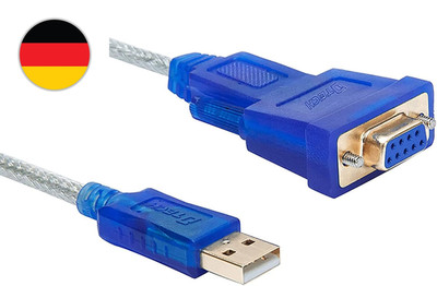 Dtech 3 Fuß USB Auf Seriell Buchsen Adapter Kabel DB9 RS232 Auf USB 2.0 Kabel Mi
