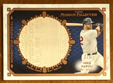 Mike NAPOLI🔥2014 Topps Museum Collection Jumbo BAT Relic #MMJL-MN 2/5 Red Sox