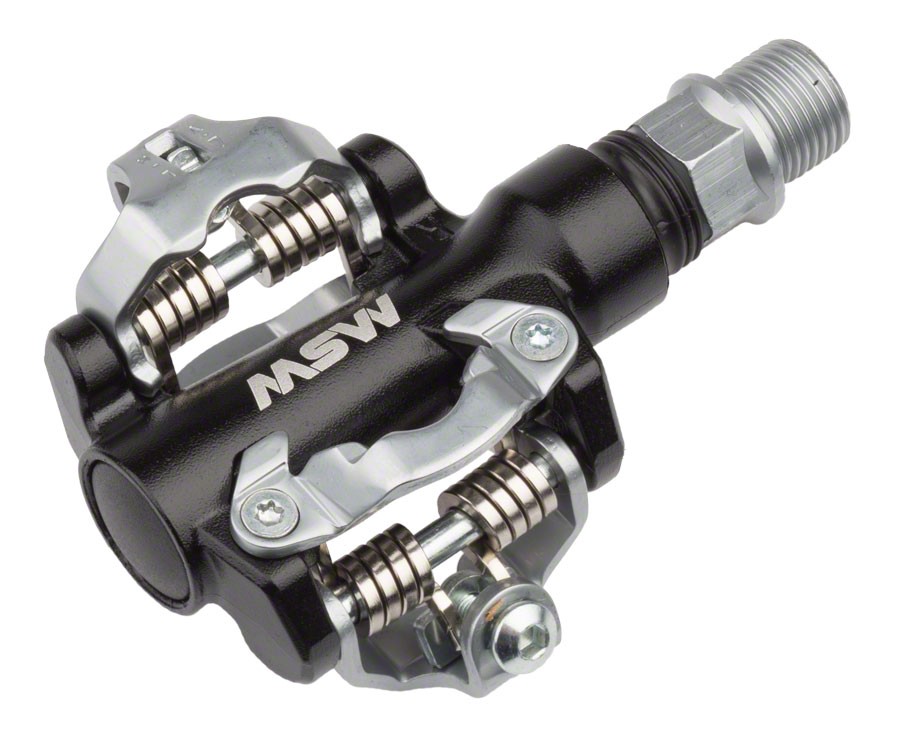 MSW MP-100 Dual Sided Clipless Pedals with Chromoly Axle - Alloy Body 12790₽