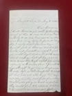 1862 Contrabands Taken & Forced to go With Army Merrimac Civil War Letter
