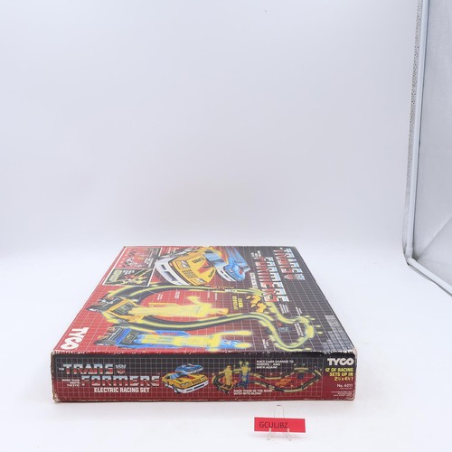 Electric Racing Set Complete WORKS Transformers 1985 Hasbro Tyco Slot Car Set - Picture 4 of 10