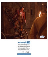Luke Evans "Beauty and the Beast" AUTOGRAPH Signed 'Gaston' 8x10 Photo B ACOA