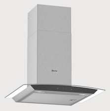 Neff D64AFM1N0B 60cm Cooker Hood Black Glass Chimney Extractor - New
