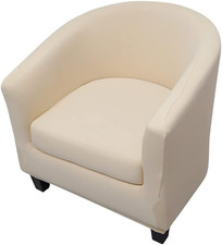 2 Pezzi Copripoltrona 1 Posto Chesterfield Elasticizzato, Poltrona Club Da Cockt