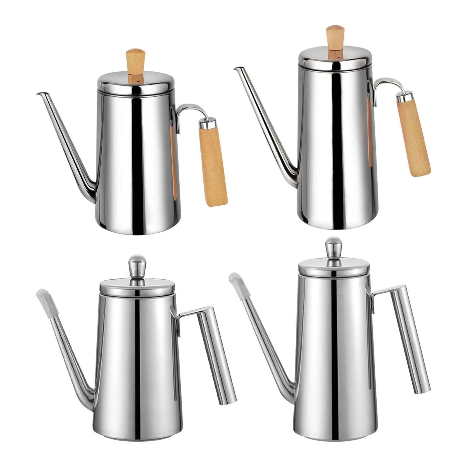 Stainless Steel Olive Oil Dispenser Bottle Kitchen Cruet for Restaurant Home
Opens in a new window o