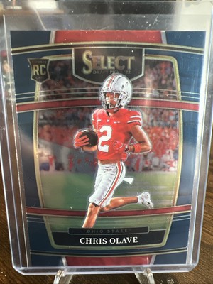 2022 Panini Select Draft Picks - Concourse Chris Olave #5 Blue (RC)