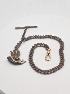 Antique Gold Filled FOE Fraternal Order of Eagles Claw Watch Fob Pendant 32 Gram