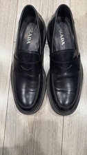 PRADA BLACK LOAFERS - PRADA SIZE 10.5 US 11.5 